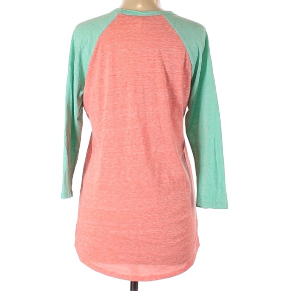 LULAROE Randy Top Raglan Tee T-Shirt - Picture 2 of 2